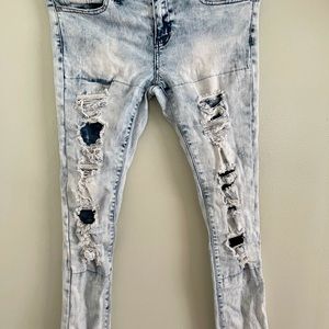 Cute distressed jeans